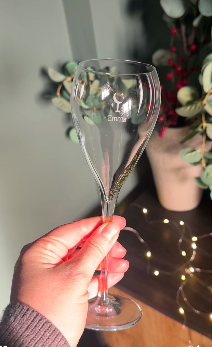 Grape Nights Sparkling Wine Glass